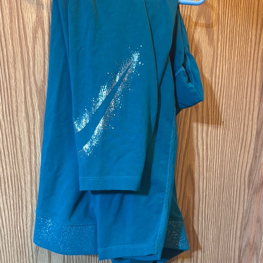 Nike Turquoise Activewear with White Logo